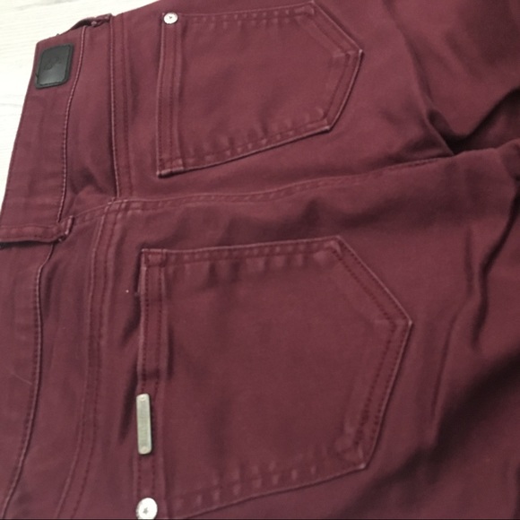 Maroon skinny jeans - Picture 2 of 2